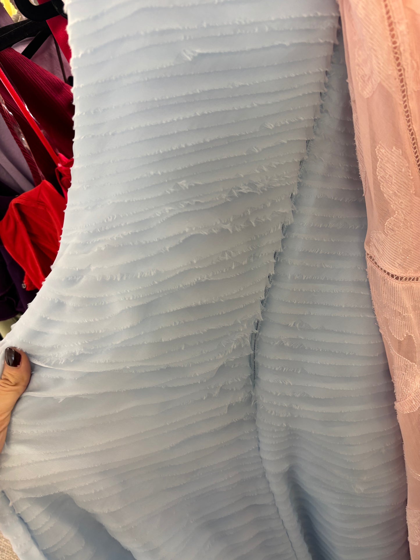 Aje Soundscape Dress Sea Breeze Blue Sz 6