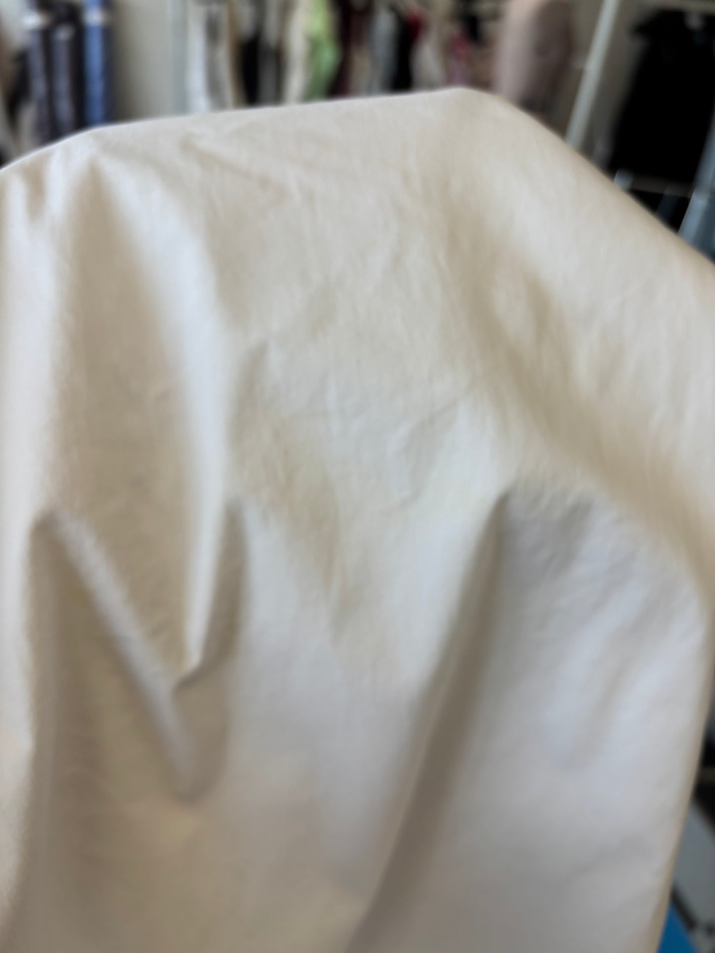 EX RENTAL Zara White Asymmetric Dress Sz 8