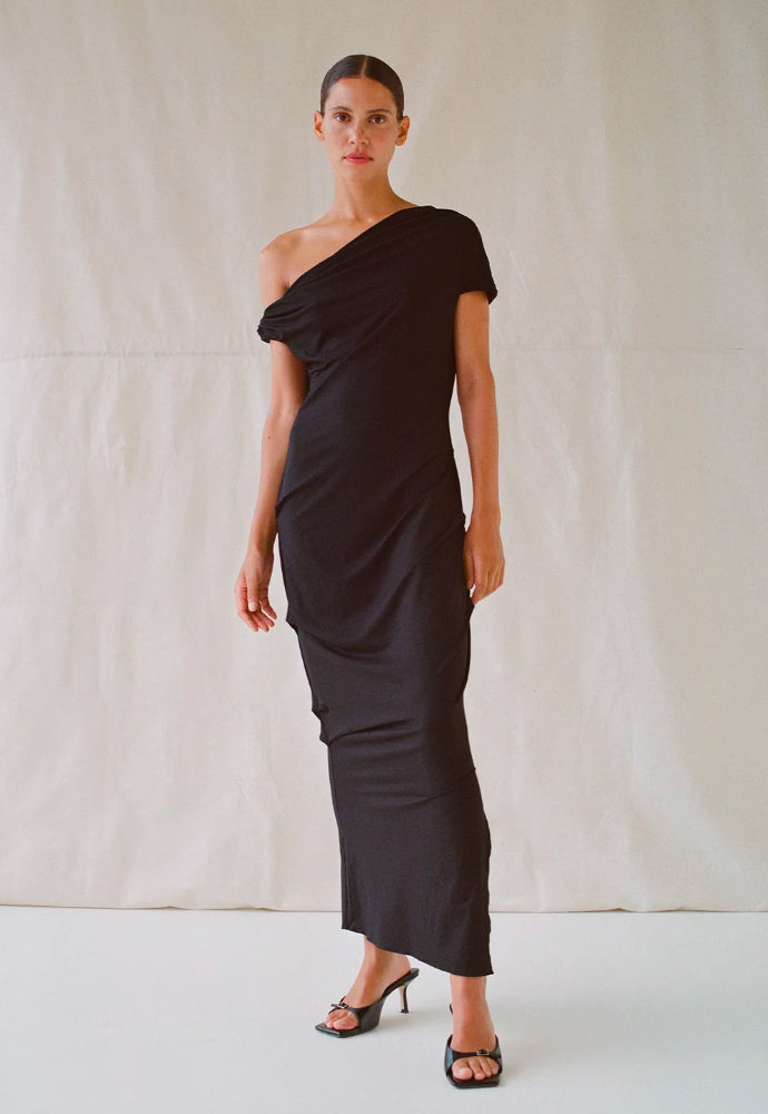 Paris Georgia Ida Dress Black Sz S/M