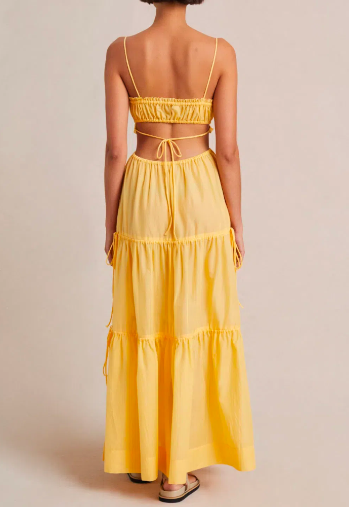 Bec and Bridge Alexandra Dress Yellow Sz 12