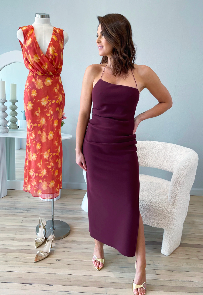 Bec and Bridge Andy Asym Midi Dress Sz 10
