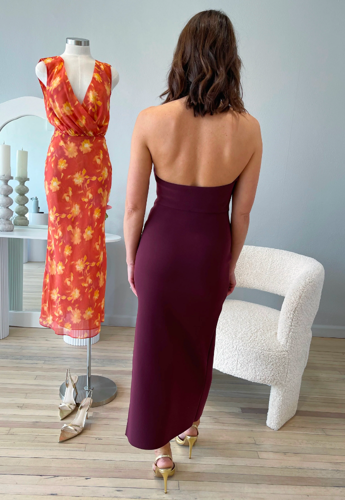 Bec and Bridge Andy Asym Midi Dress Sz 10