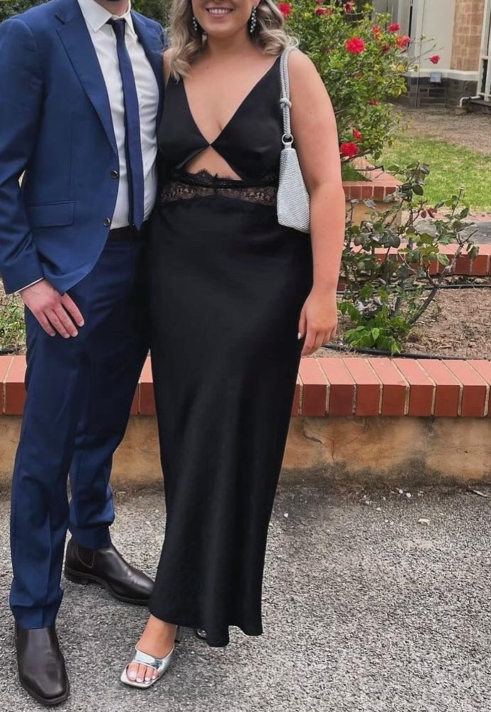 Bec and Bridge Camille Dress Black Sz 14