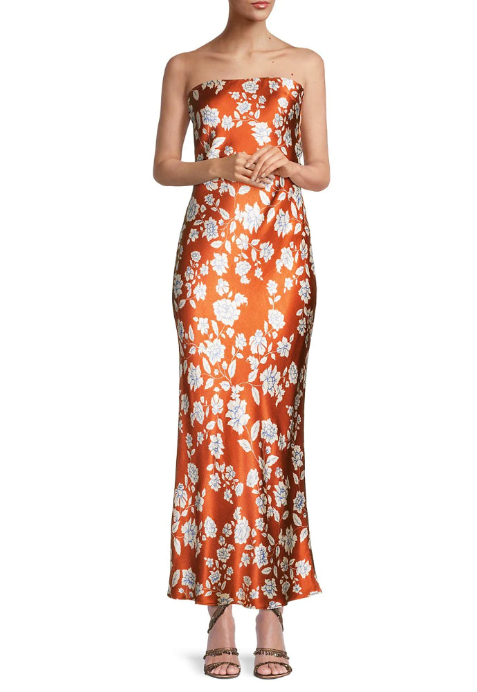Bec and Bridge Blossom Strapless Dress - Dress Rental NZ
