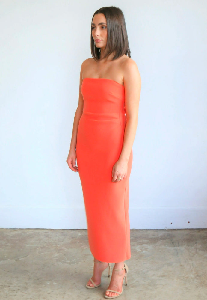 Bec and Bridge Cecily Midi Dress sz 8/12 - Dress Rental NZ