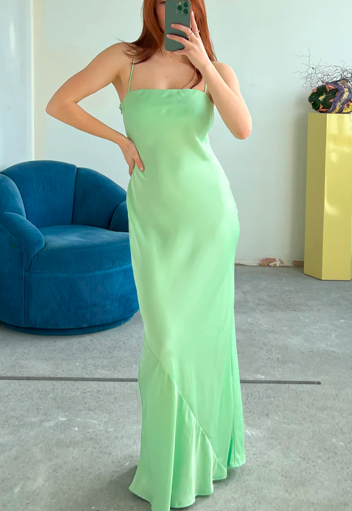 Ruby Cucumber Slip Dress Sz 12