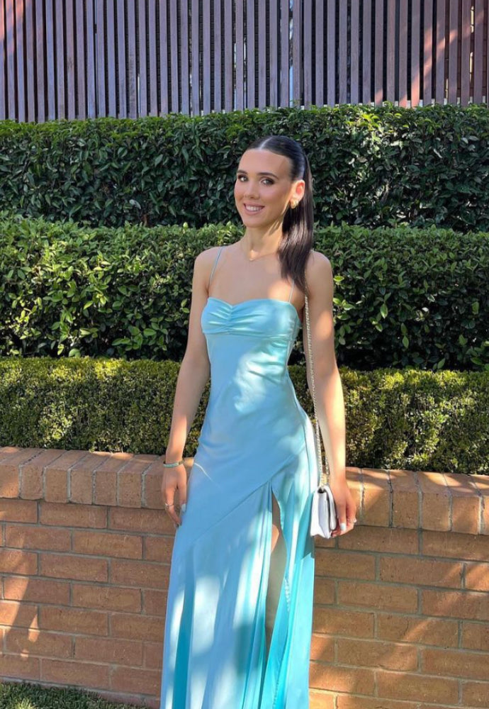 HNTR the label Gaia Gown Aqua Sz L