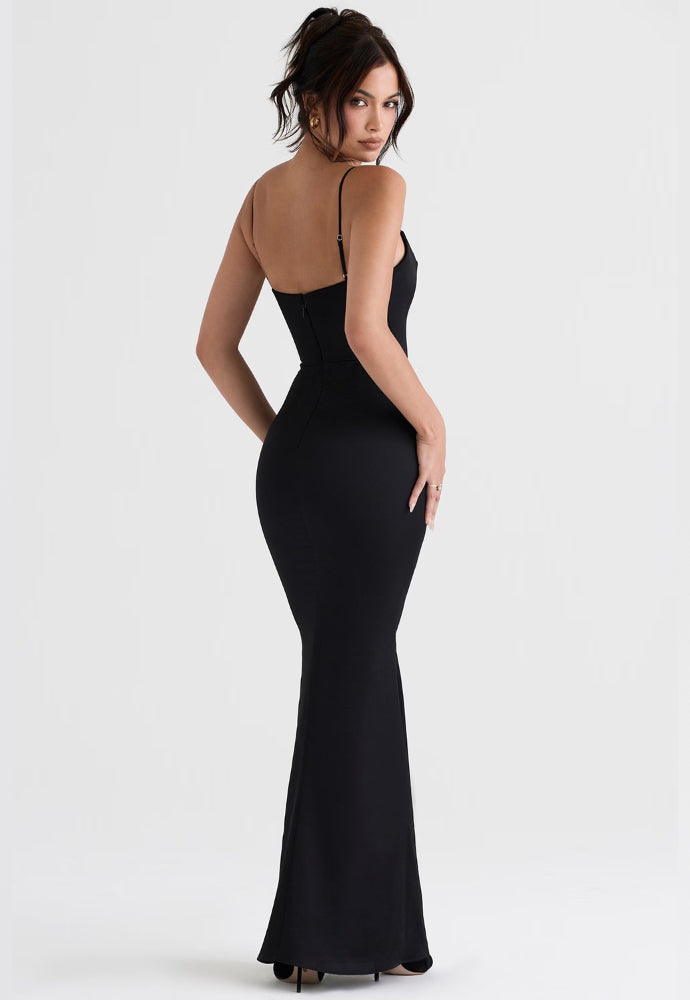 House of CB Olivette Dress Sz XS Black