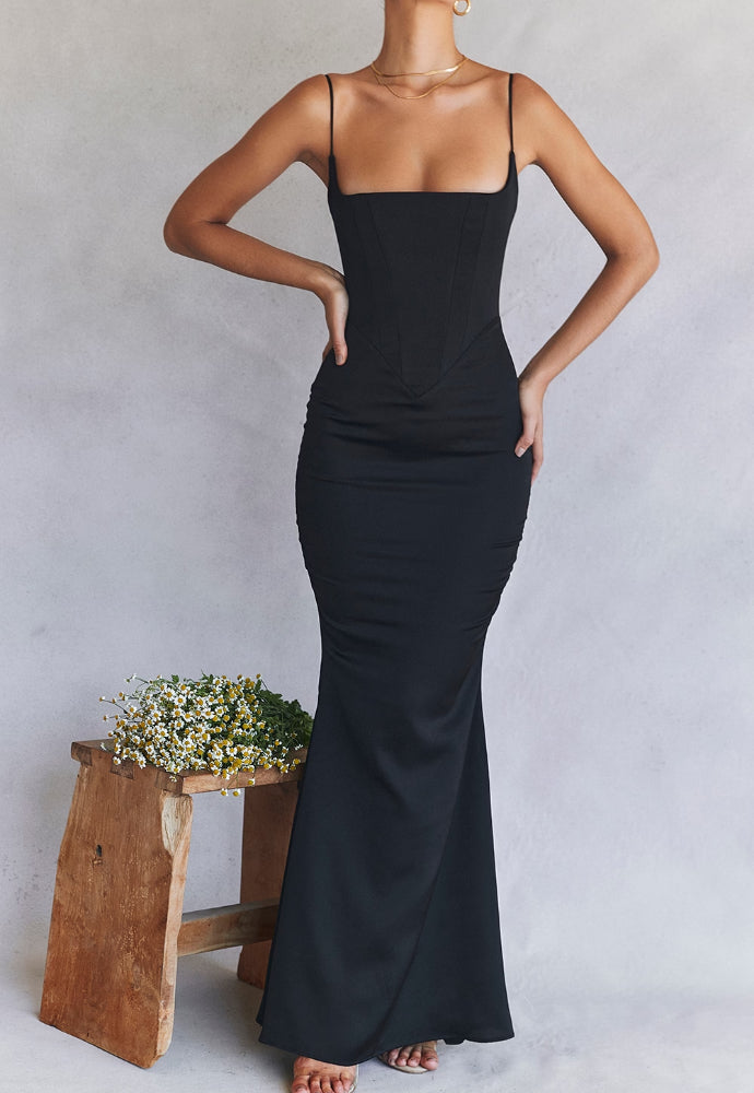 House of CB Olivette Dress Sz XL Black