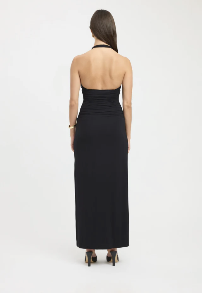 Kookai Brooklyn Maxi Sz S Black Dress