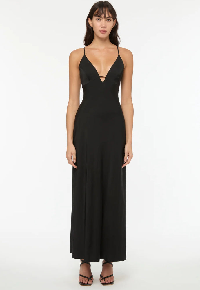 Manning Cartell Time to Shine Slip Dress Black Sz 12