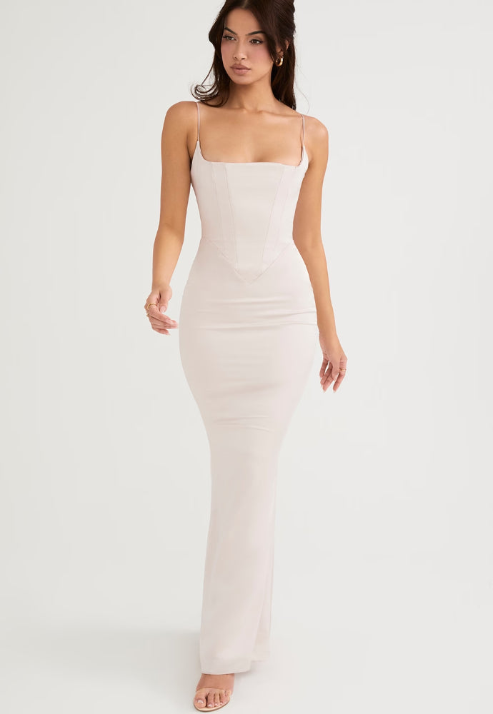 House of CB Olivette Dress Sz XL Pale Pink