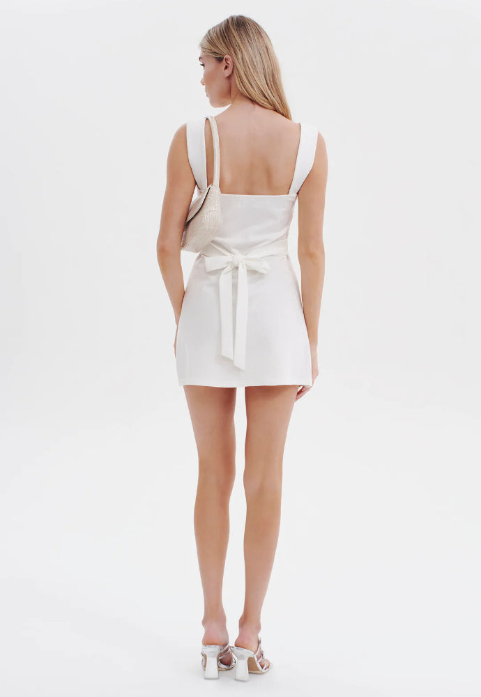 Ownley Adore You Mini Dress White sz 8