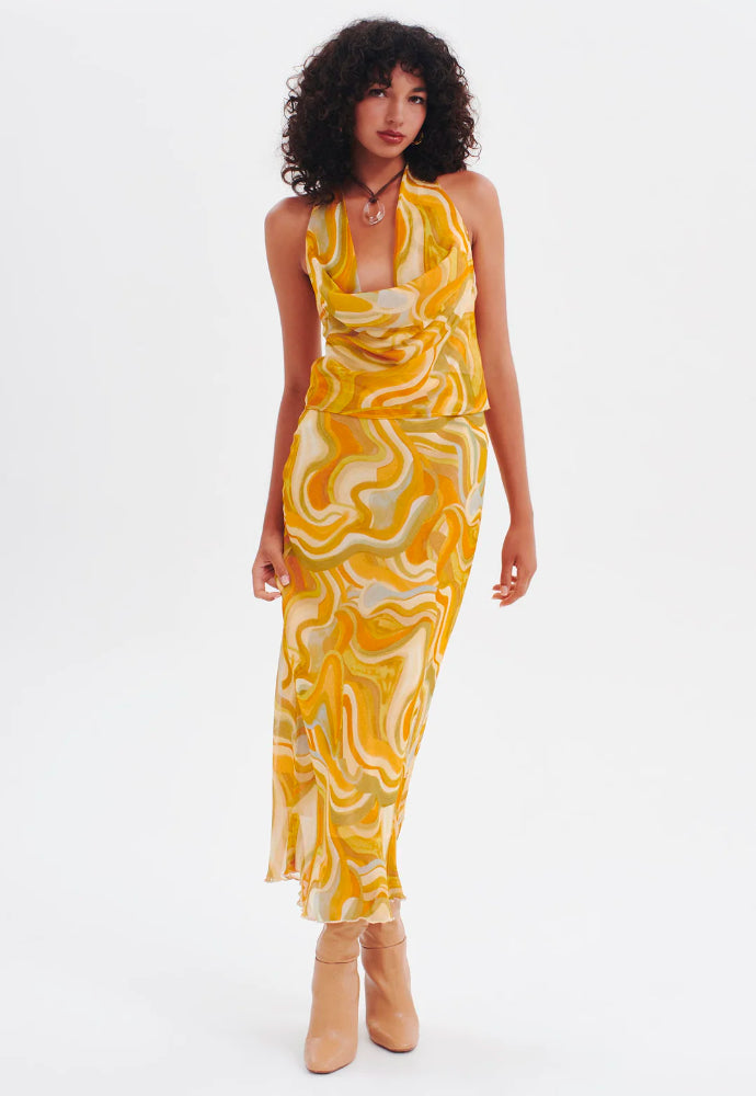 Ownley Wavy Baby Halter Set in Honey Swirl Sz 8