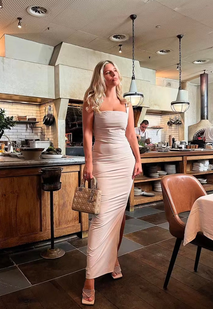 Paris Georgia Raf Dress Sz XS Fawn