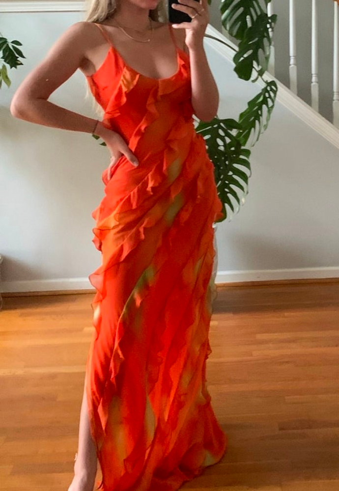 Rat and Boa Rio Dress Sz 10 Orange