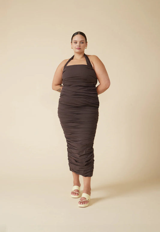 EX RENTAL Ruby Ariel Halter Java Sz 18