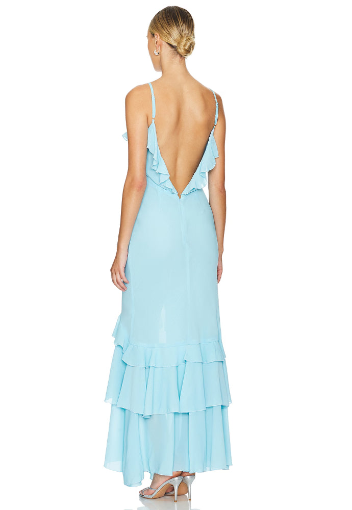 Runaway Namari Dress Turquoise Sz XS
