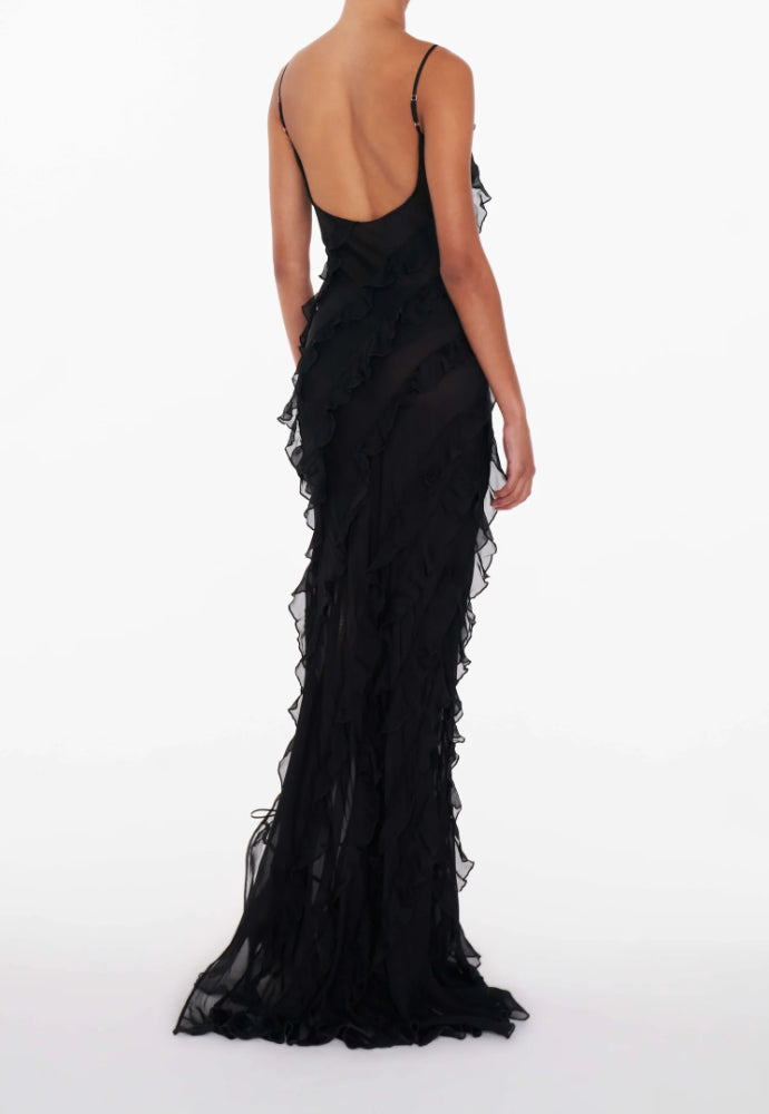 Rat and Boa Selena Dress Black Sz 8