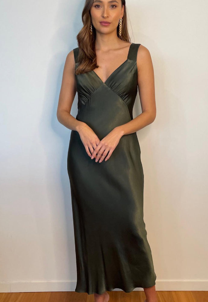 Shona Joy La Lune Forest Slip Dress Sz 8
