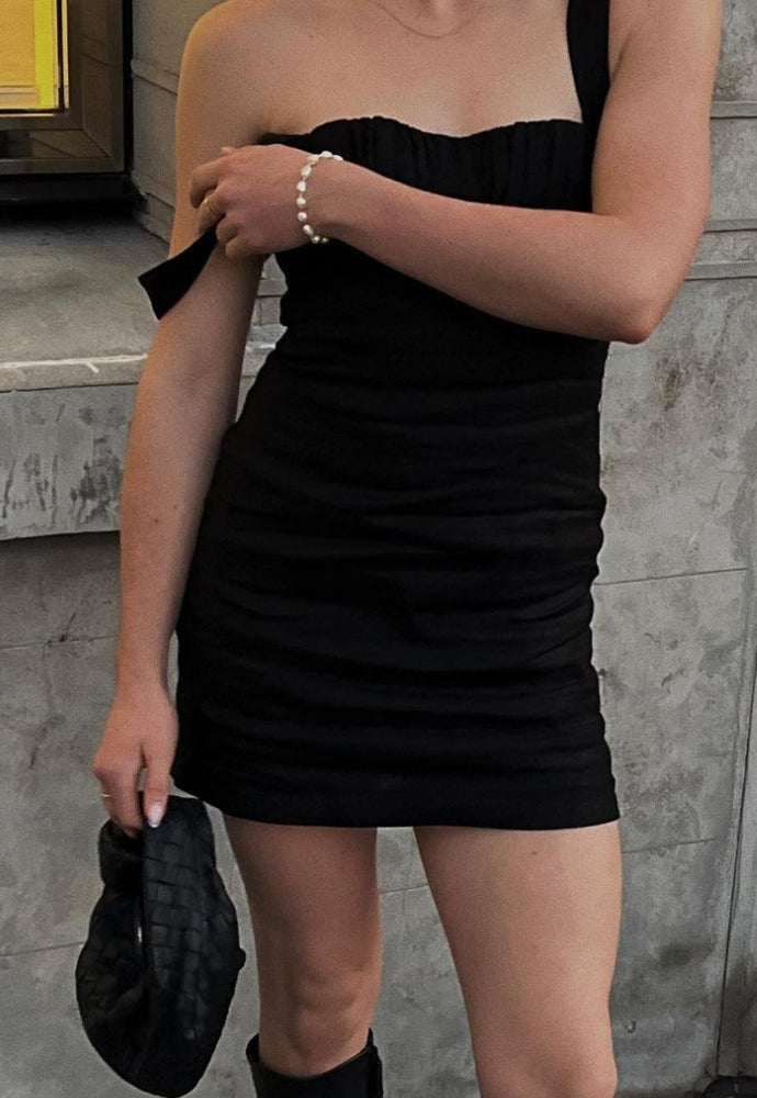 Sir Bettina Mini Dress Sz 10 Black