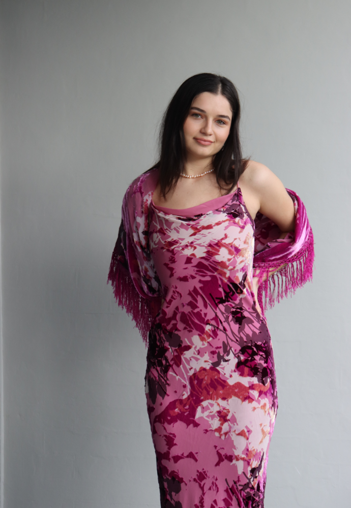 Vintage Berry Dress Sz 6/8