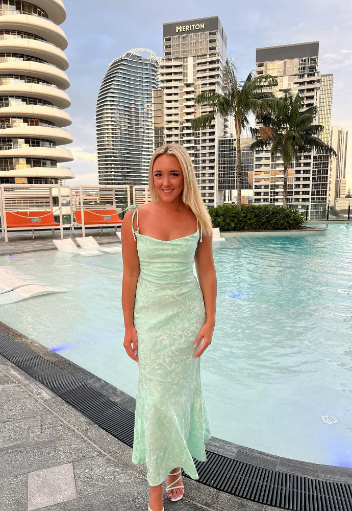 Babyboo Whitney Dress Sz 8 Mint