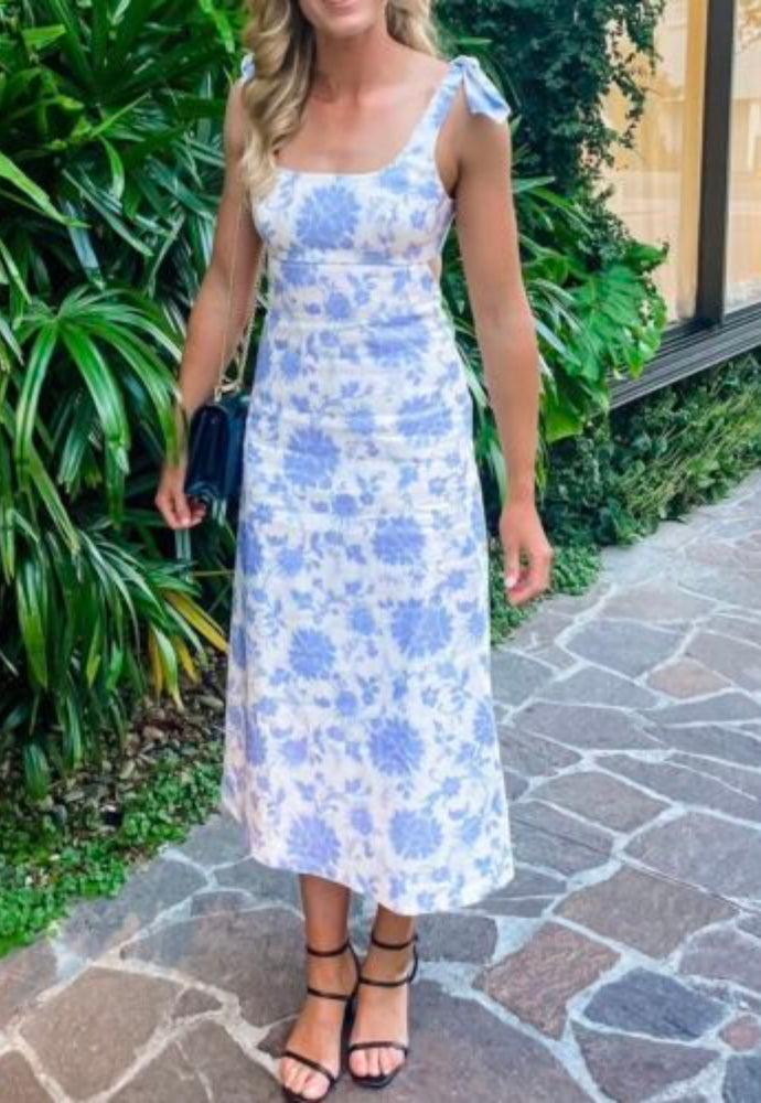 Zimmermann Postcard Tie Dress Sz 8
