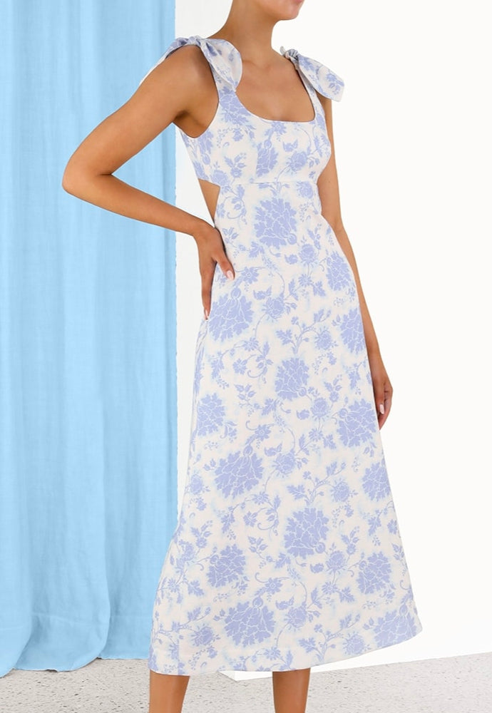Zimmermann Postcard Tie Dress Sz 8