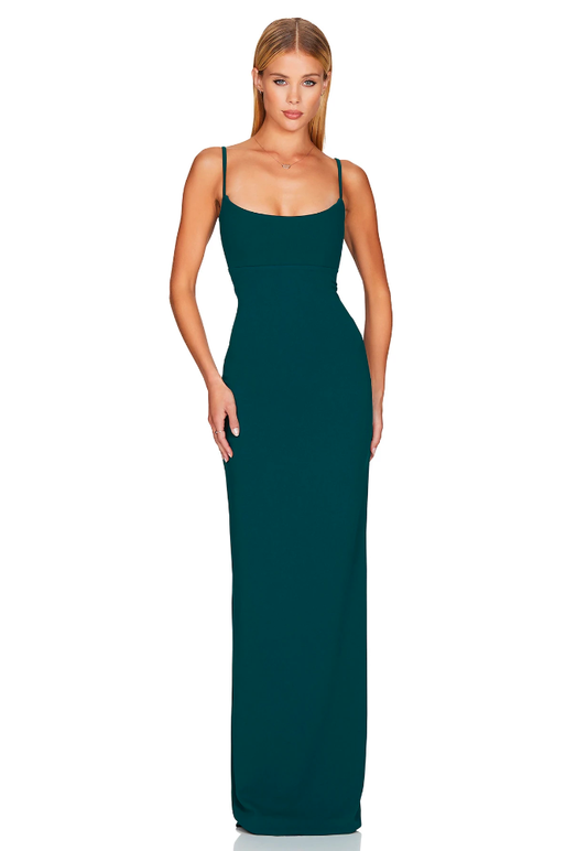 Nookie Bailey Gown Teal Sz 10 - Dress Rental NZ