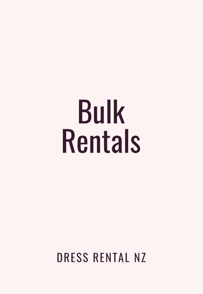 Bulk Rentals - Dress Rental NZ