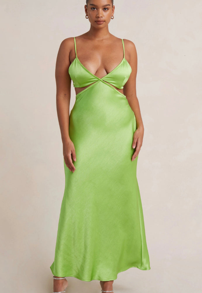 Bec and Bridge Veronique Lime Sz 8 - Dress Rental NZ