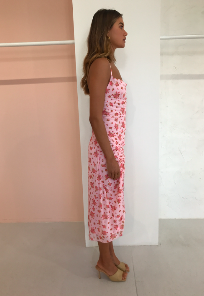 Hansen and Gretel Charlize Dress Candy Floral XS - Dress Rental NZ