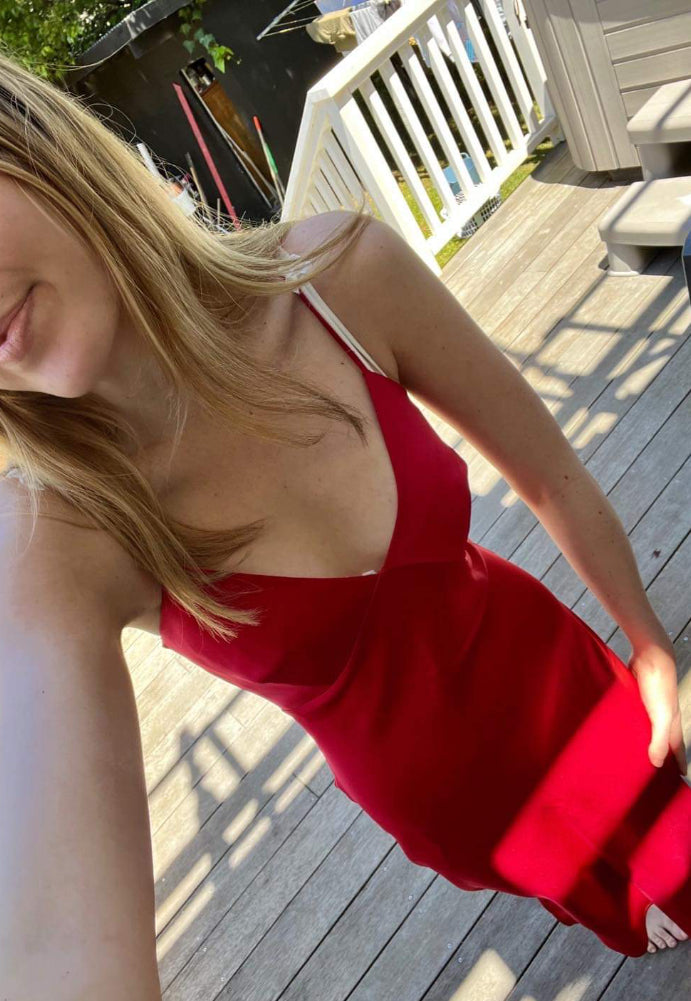 Liam Weirder Slip Red Sz 8 - Dress Rental NZ