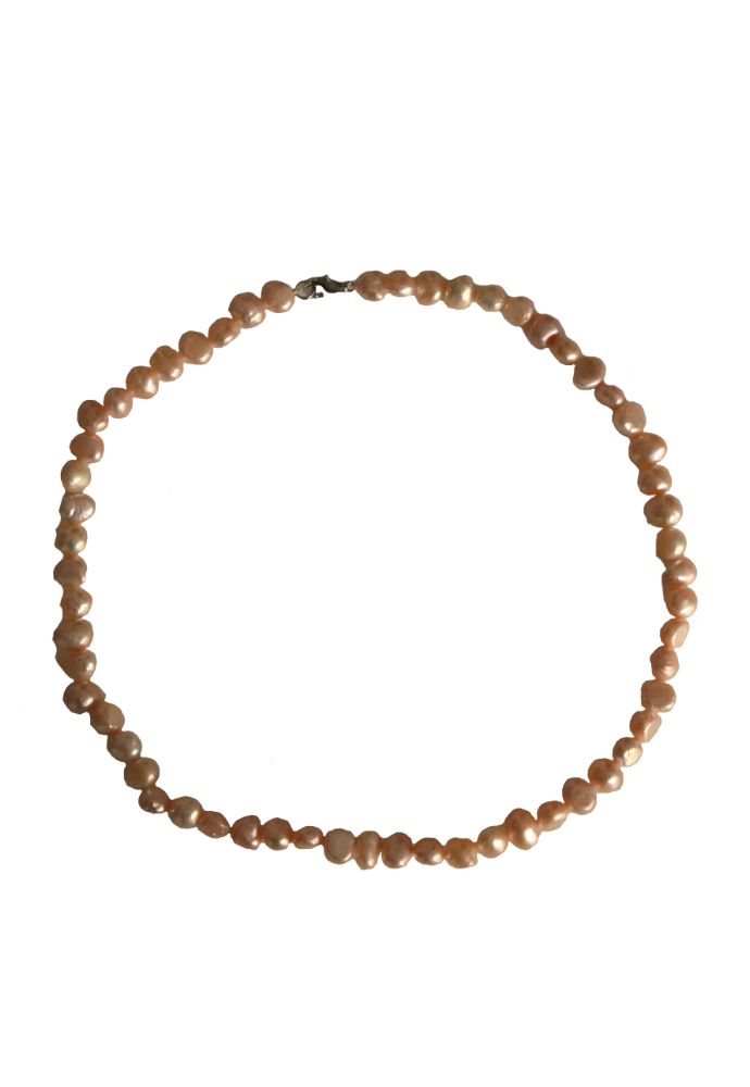 Pearl Necklace 16 inch - Pink