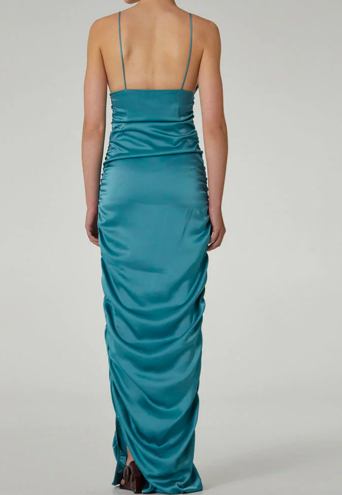 Paris Georgia Fred Dress Blue Sz 10 - Dress Rental NZ