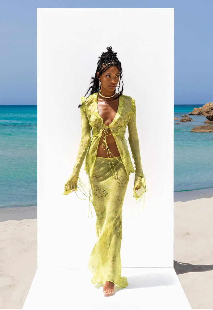 Rat and Boa Cobra Set Lime - Dress Rental NZ