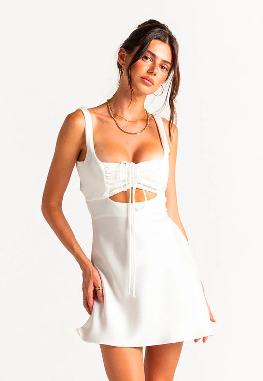 Arcina Ori Valentina White Sz 8 - Dress Rental NZ