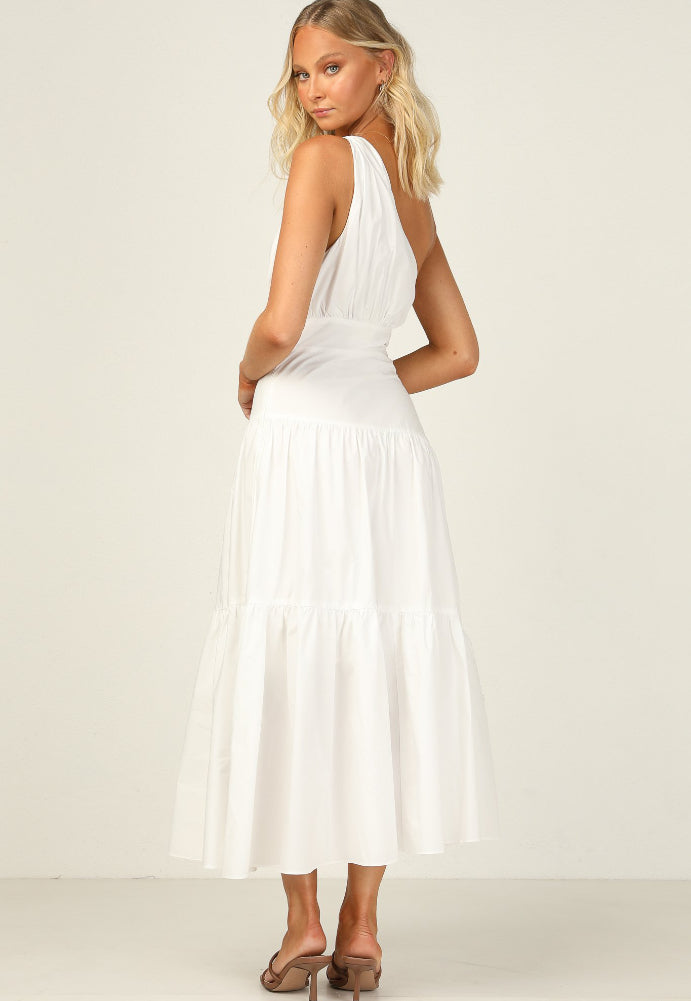 Brittany Dress White Sz 8/12 - Dress Rental NZ