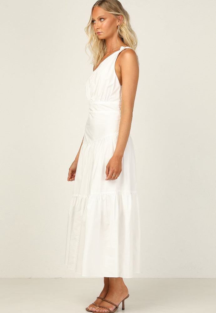 Brittany Dress White Sz 8/12 - Dress Rental NZ