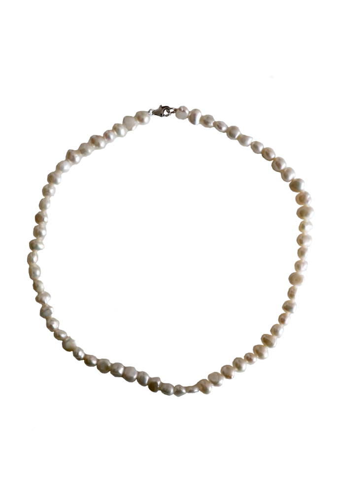 Pearl Necklace 16 inch - White