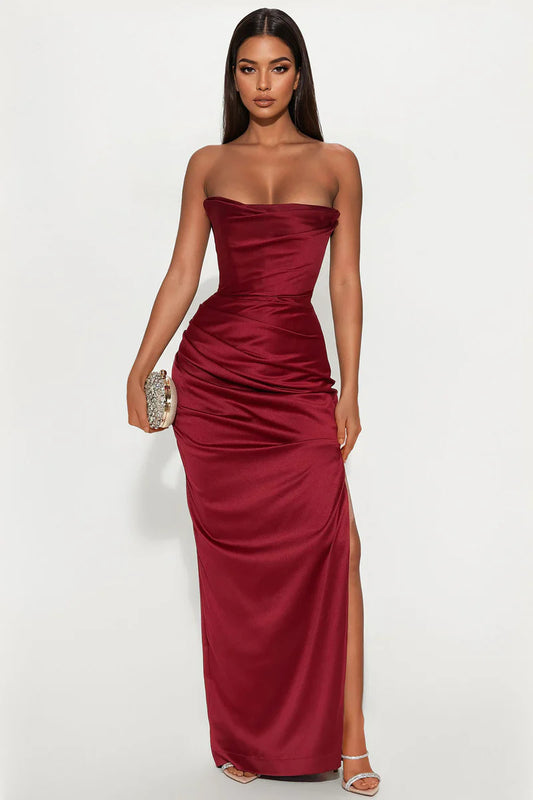 Amira Gown Wine Sz S