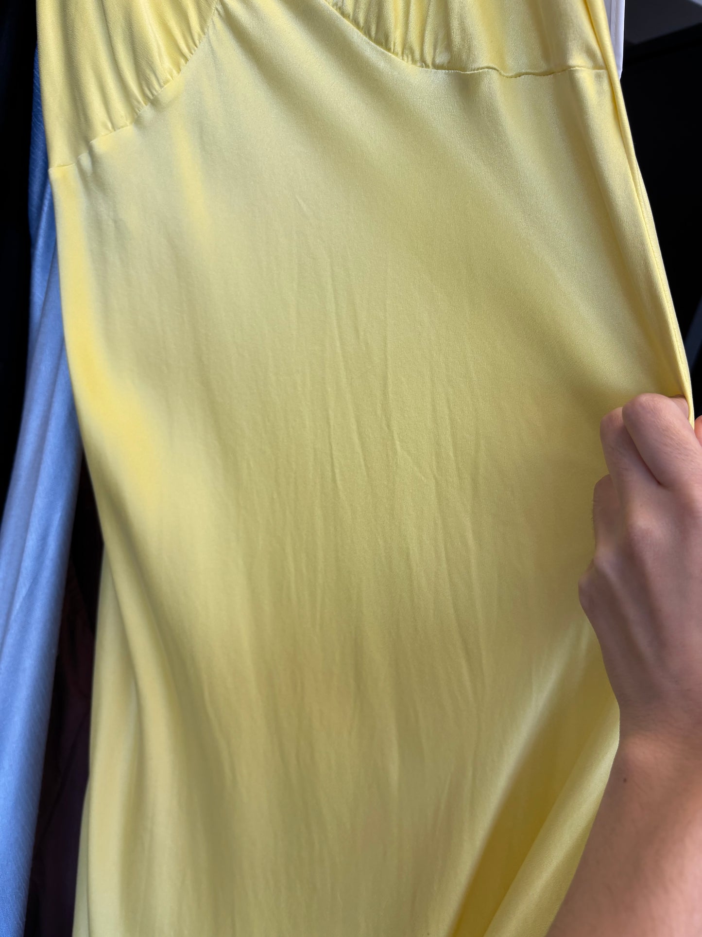 EX RENTAL Bec and Bridge Amber V Maxi Citron Dress Sz 14