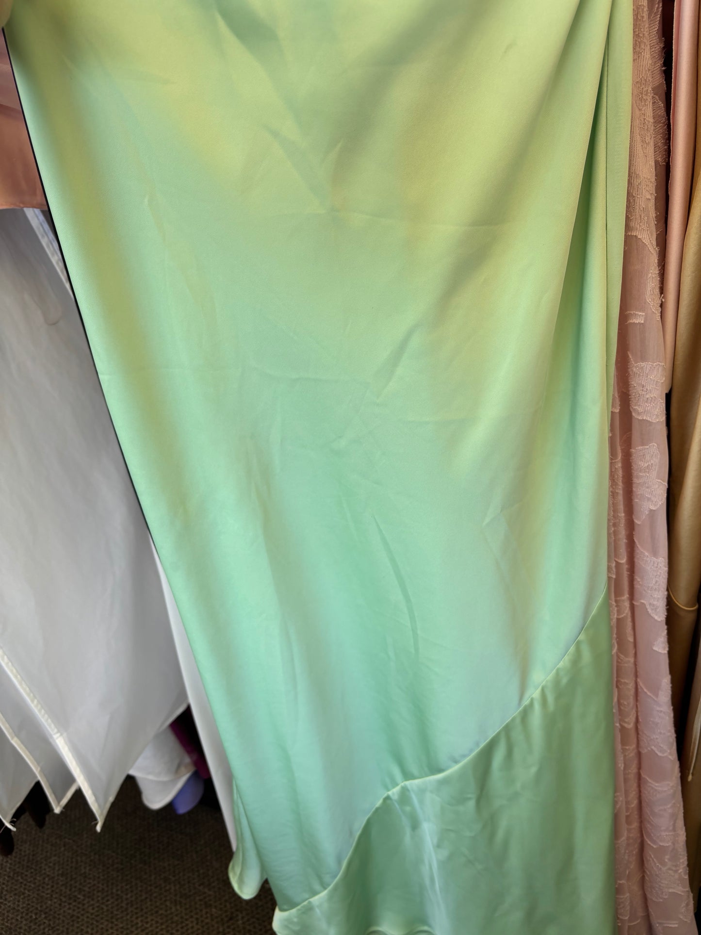 EX RENTAL Ruby Cucumber Slip sz 12