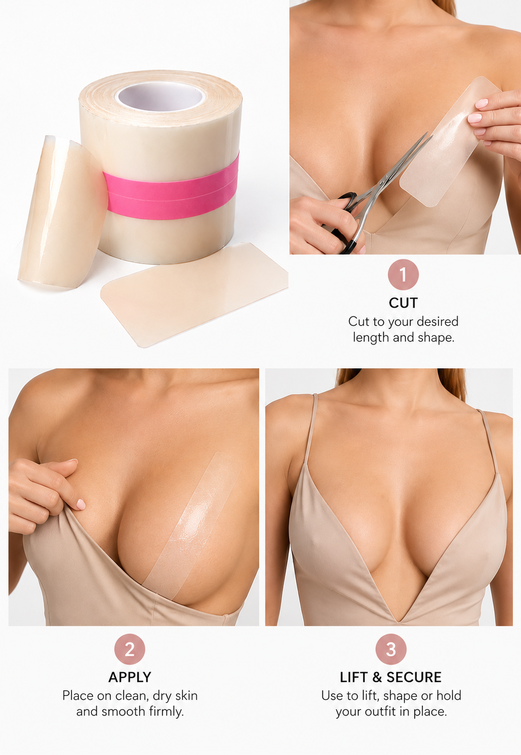 Clear Boob Tape