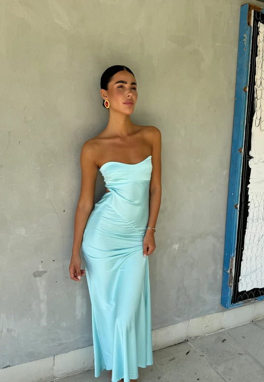 Hugo Dress Aqua Sz M
