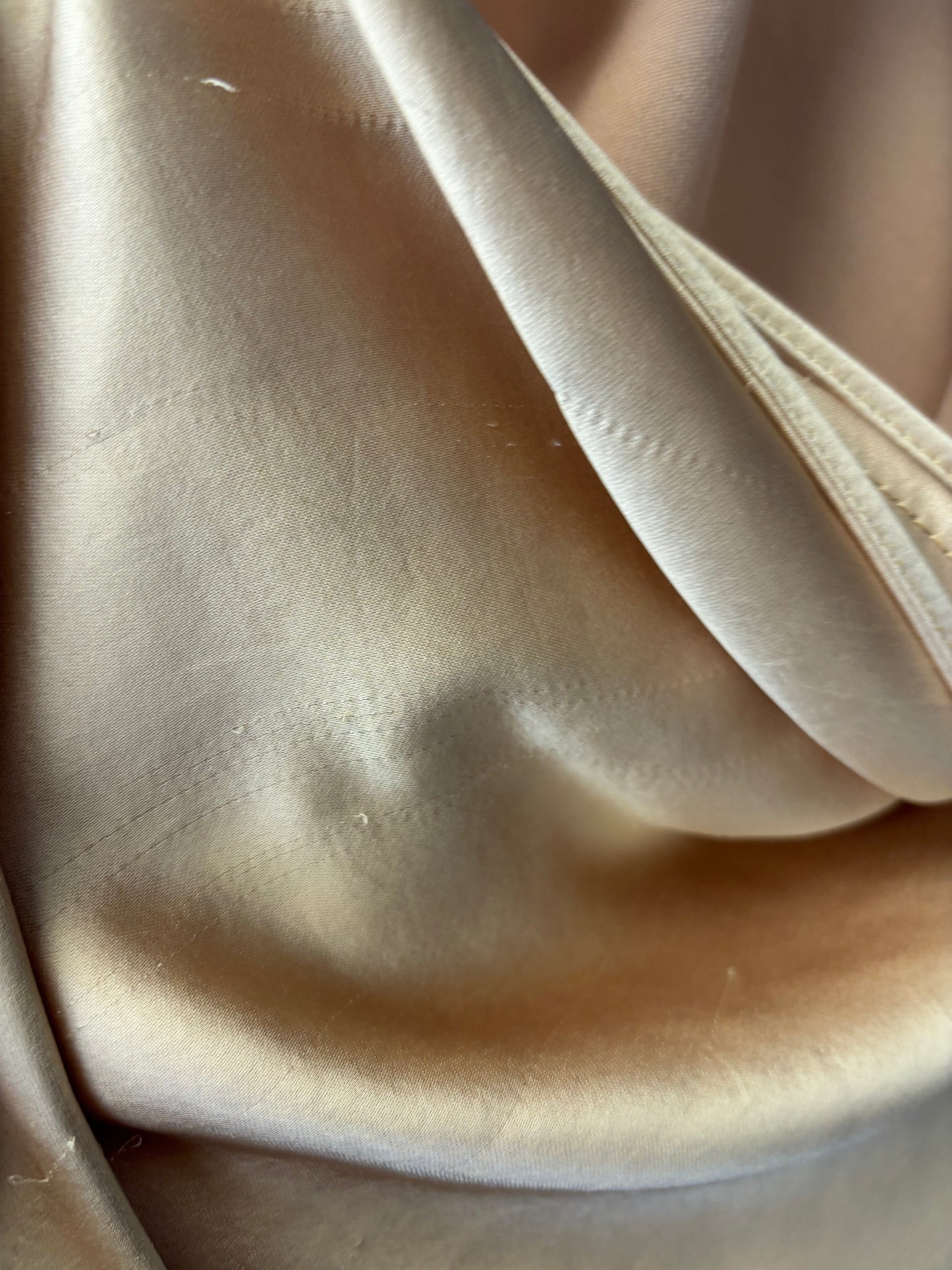 EX RENTAL Arcina Ori Daniella Halter Dress Light Gold Sz 6