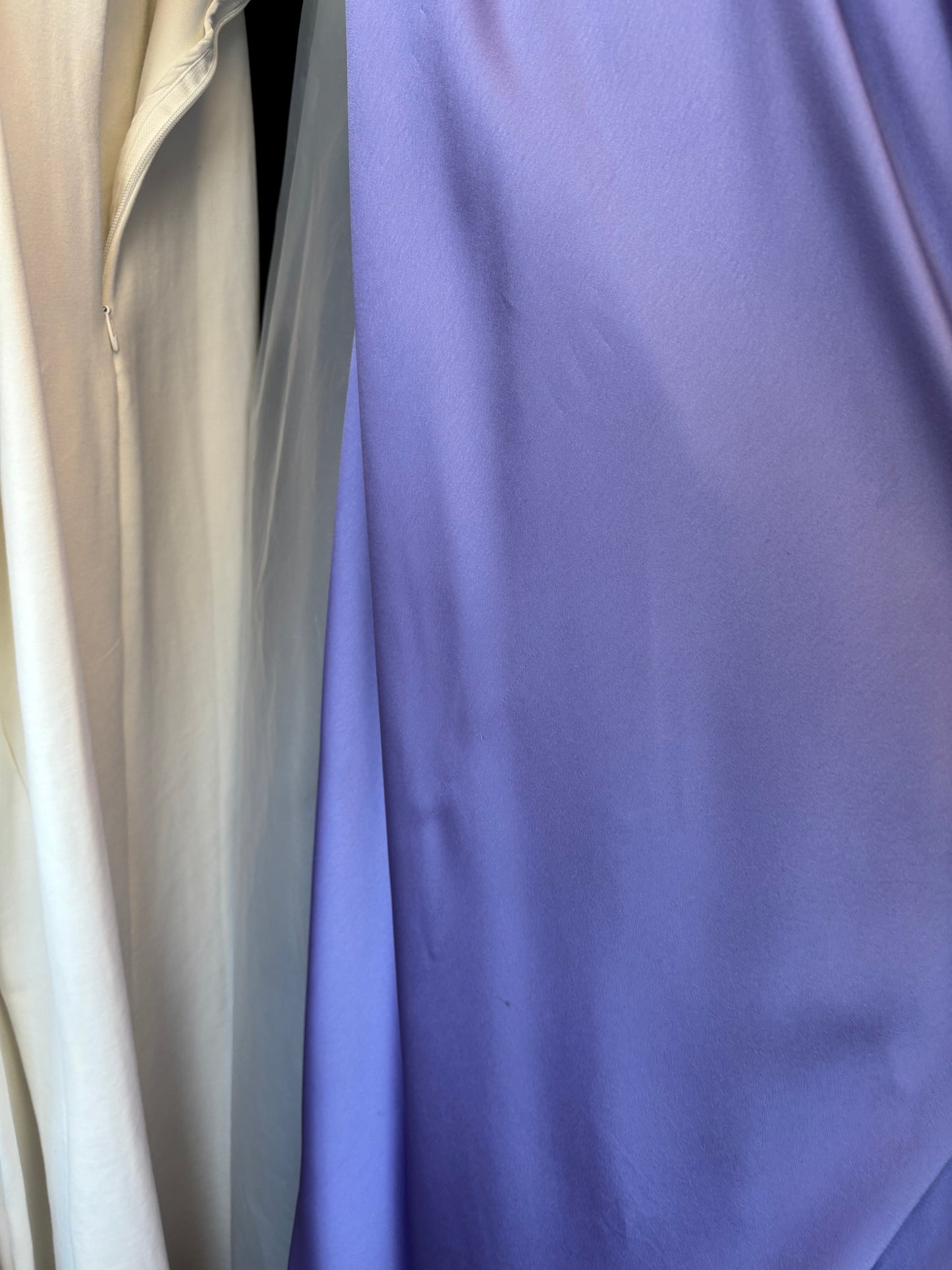 EX RENTAL Norma Kamali Bias-Cut Satin Halter Gown Purple Sz M