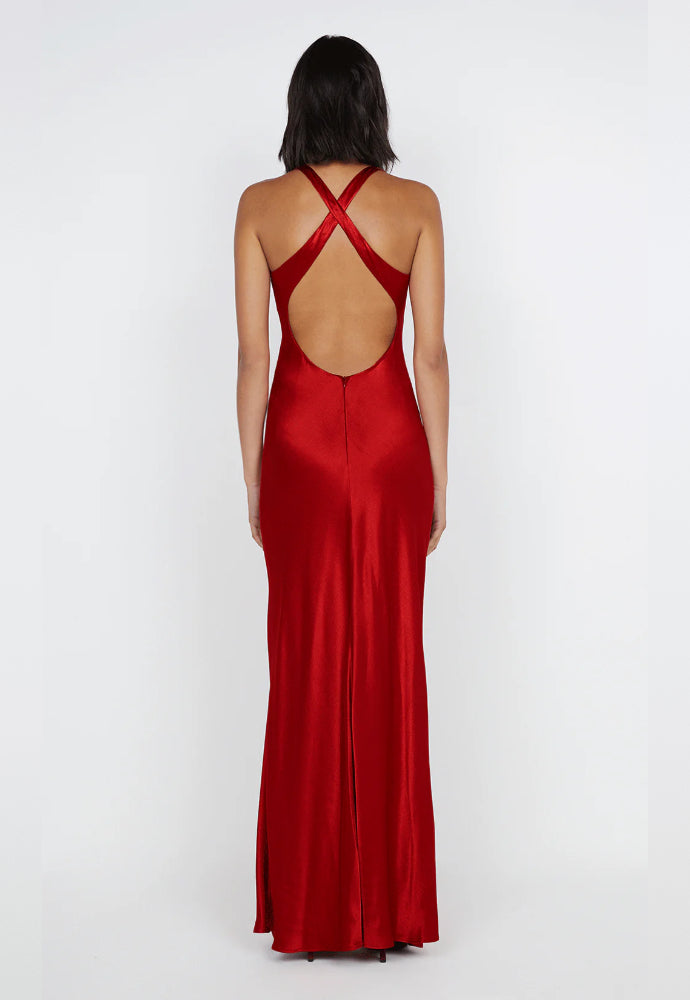 maxine red dress THE MAXINE GOWN