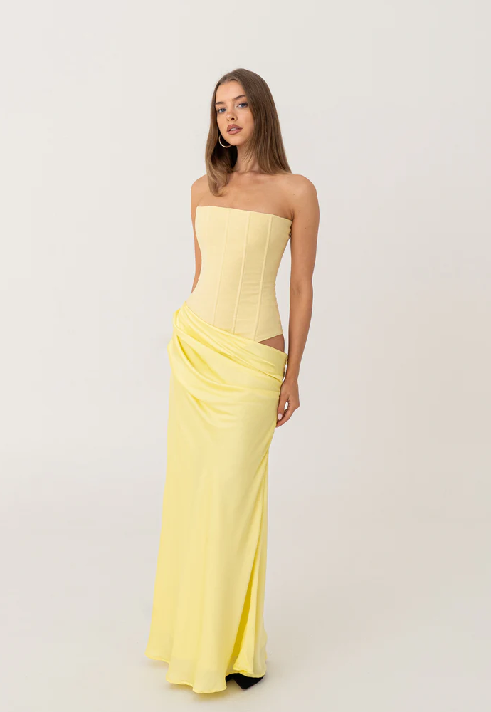 Huxley Gown Lemon Sz S